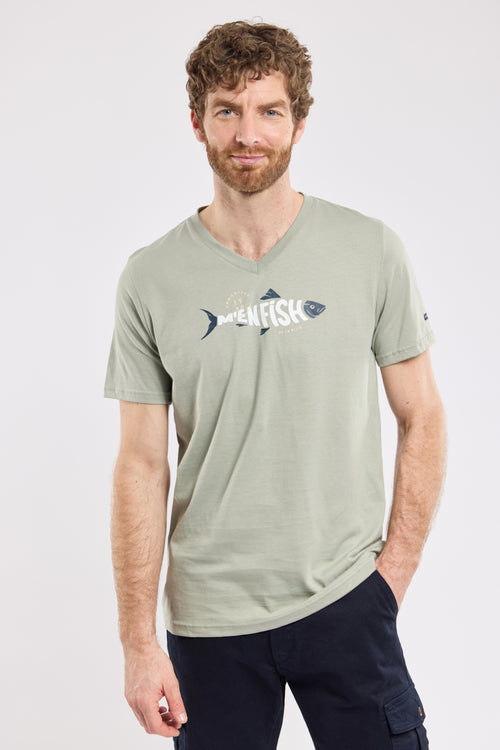 Printed T-shirt – lightweight cotton - Armor-lux - 1