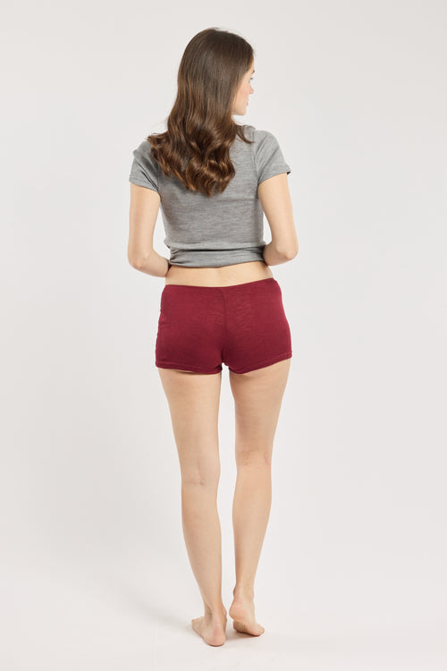 Lace shorty - wool and silk - Armor-lux - 4