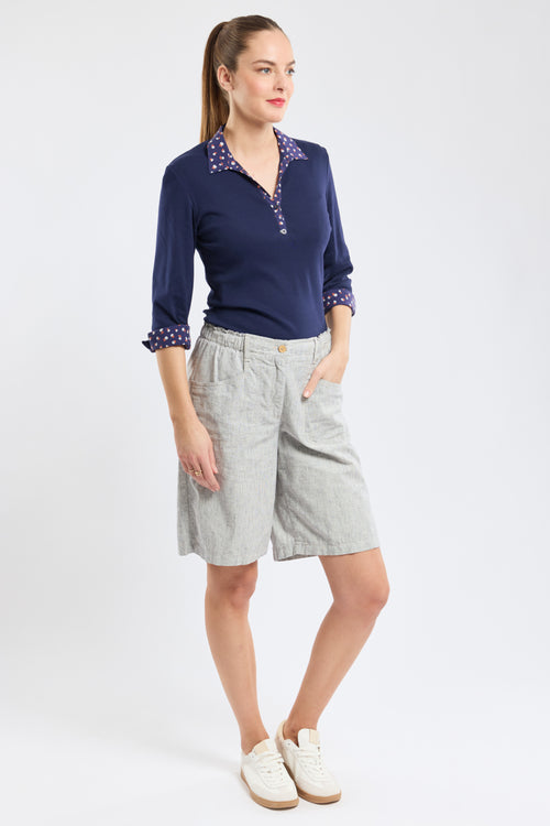 Polo motifs floraux - coton - Armor-lux - 4