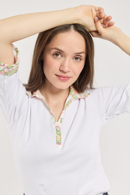 Poloshirt mit Blumenmuster – Baumwolle - Armor-lux - 2