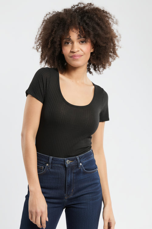 Plain T-shirt - Lyocell and cotton - Armor-lux - 1