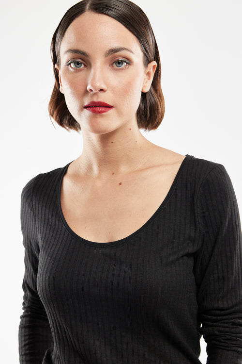 Long-sleeved t-shirt - Lyocell and cotton - Armor-lux - 3