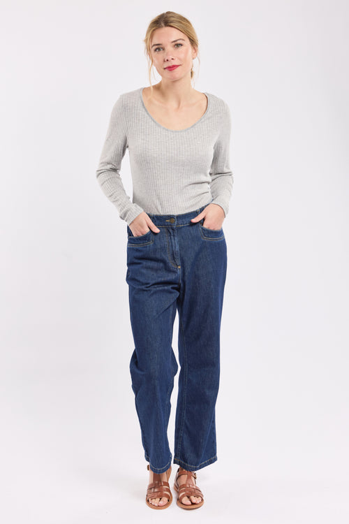 Long-sleeved t-shirt - Lyocell and cotton - Armor-lux - 4