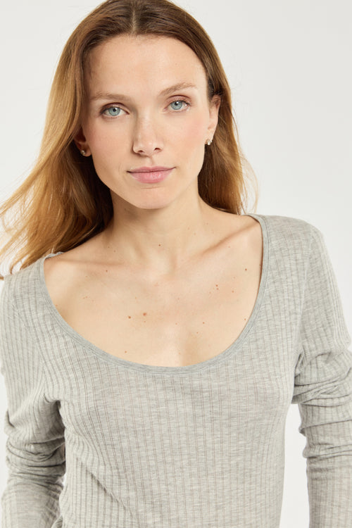 T-Shirt mit langen Ärmeln – Lyocell und Baumwolle - Armor-lux - 2