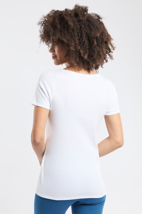 T-shirt uni - coton et kapok - Armor-lux - 3