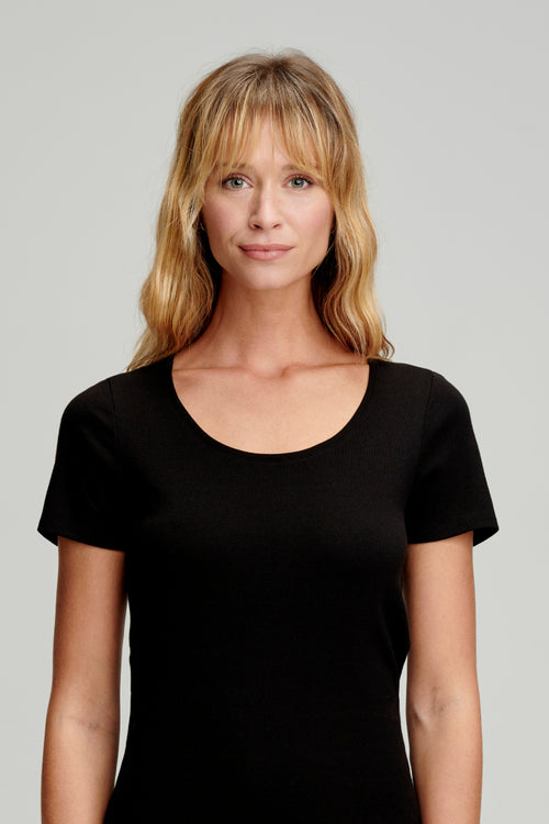 T-shirt uni - coton et kapok - Armor-lux - 2