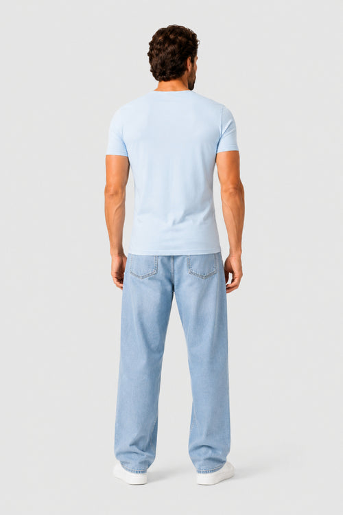 T-Shirt mit V-Ausschnitt – leichte Bio-Baumwolle - Armor-lux - 3