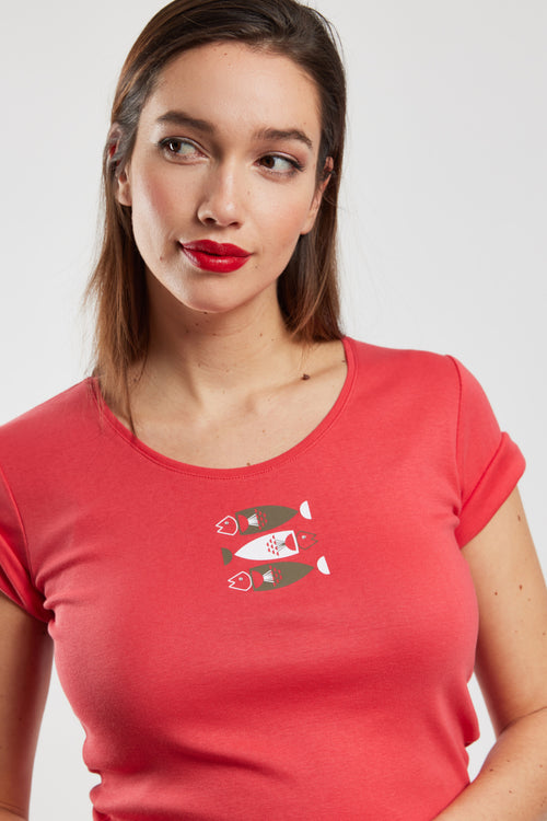 T-Shirt „3 Fische“ – leichte Baumwolle - Armor-lux - 2