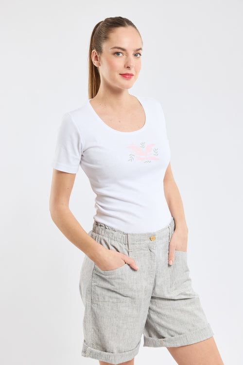 T-shirt végétal - coton léger - Armor-lux - 3