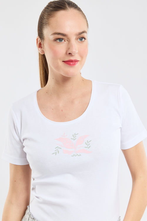 T-shirt végétal - coton léger - Armor-lux - 2