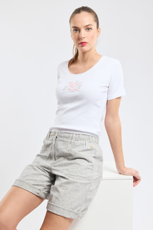 T-Shirt „Pflanzen“ – leichte Baumwolle - Armor-lux - 1