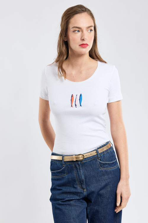 T-Shirt „Sardinen“ – leichte Baumwolle - Armor-lux - 4