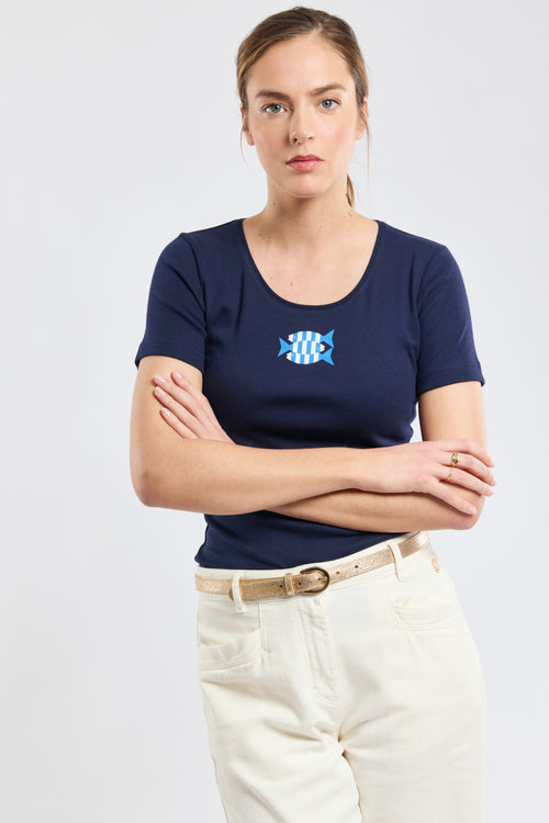 T-shirt poisson - coton léger - Armor-lux - 4