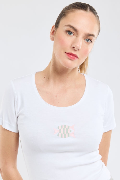 T-shirt poisson - coton léger - Armor-lux - 2