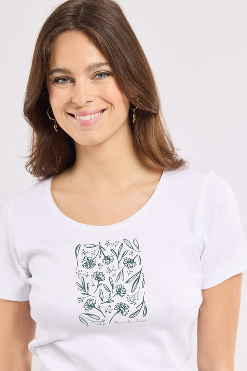 Bedrucktes T-Shirt - leichte Baumwolle - Armor-lux - 2