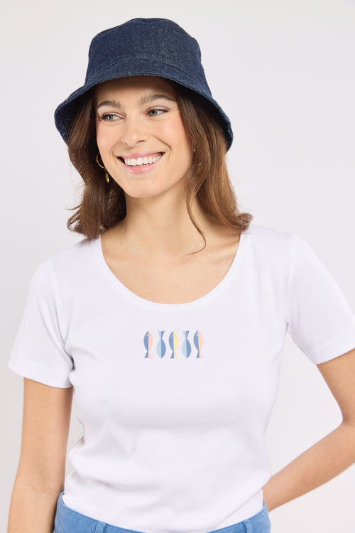 Bedrucktes T-Shirt - leichte Baumwolle - Armor-lux - 2