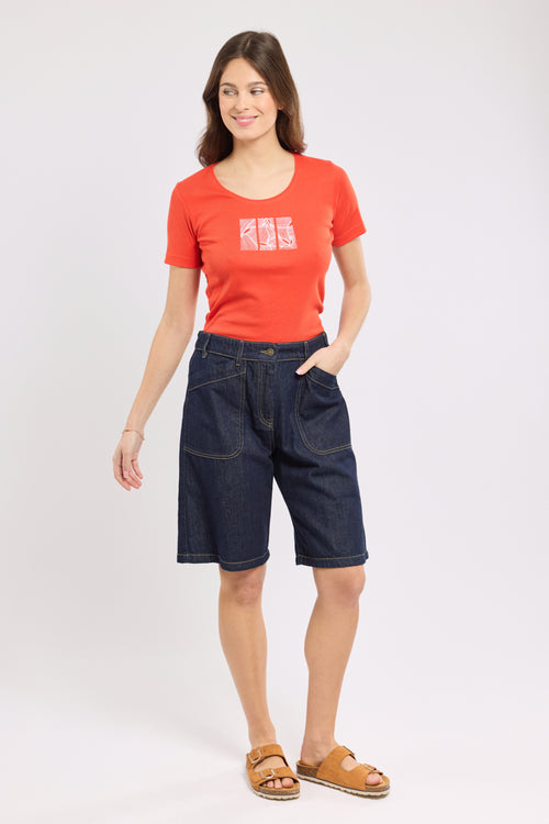 Bedrucktes T-Shirt - leichte Baumwolle - Armor-lux - 3