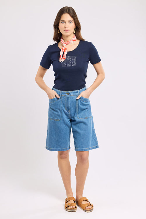 Bedrucktes T-Shirt - leichte Baumwolle - Armor-lux - 3