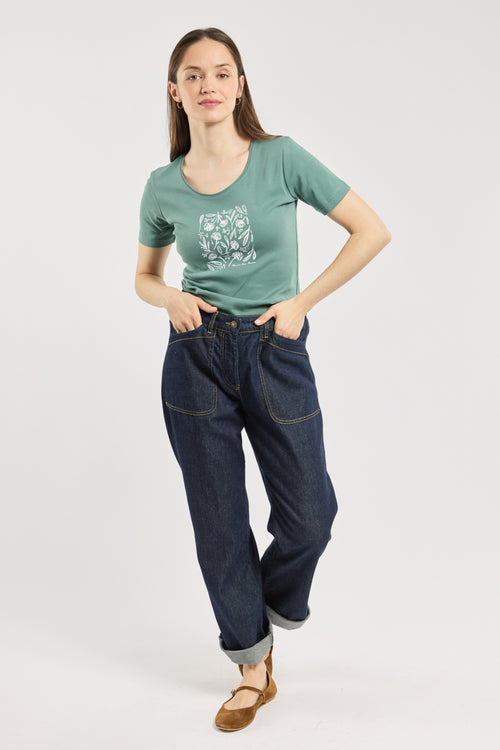 Bedrucktes T-Shirt - leichte Baumwolle - Armor-lux - 3