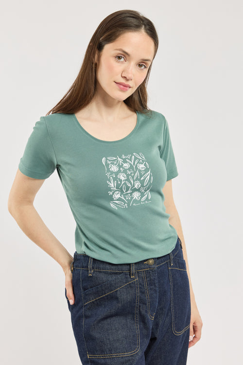 Bedrucktes T-Shirt - leichte Baumwolle - Armor-lux - 1