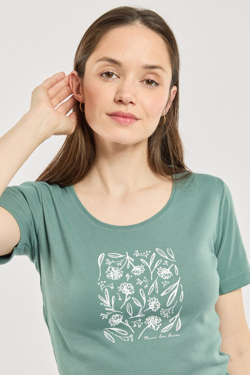Bedrucktes T-Shirt - leichte Baumwolle - Armor-lux - 2