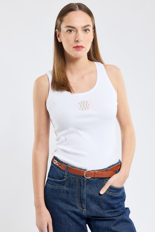 Tanktop „Fische“ – leichte Baumwolle - Armor-lux - 4