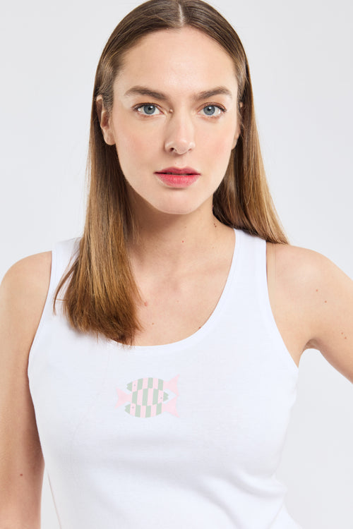 Tanktop „Fische“ – leichte Baumwolle - Armor-lux - 2