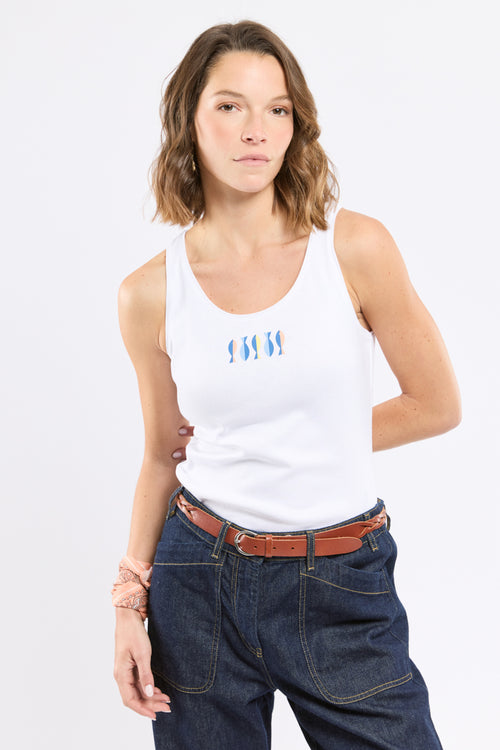 Tanktop „Fische“ – leichte Baumwolle - Armor-lux - 1