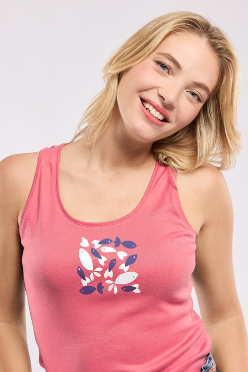 Tanktop „Fische“ – leichte Baumwolle - Armor-lux - 2