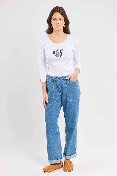 T-shirt manches 3/4  - coton léger - Armor-lux - 3