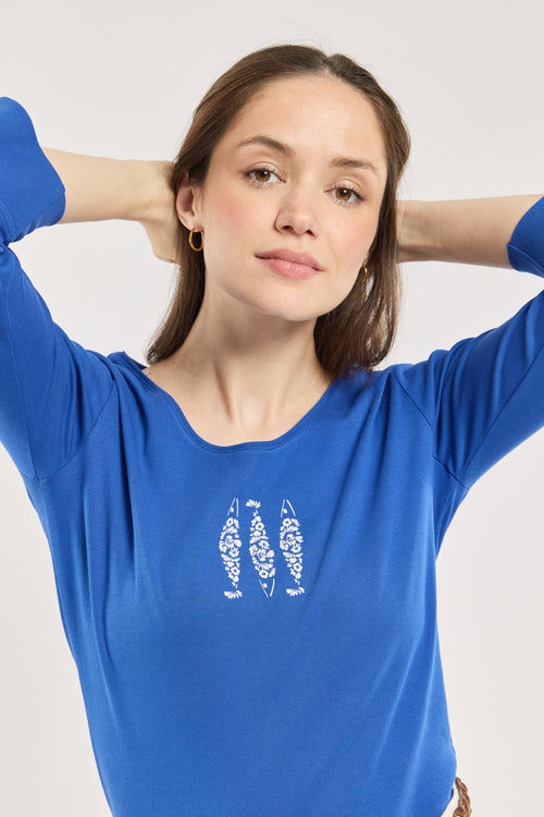 T-shirt manches 3/4 - coton léger - Armor-lux - 2