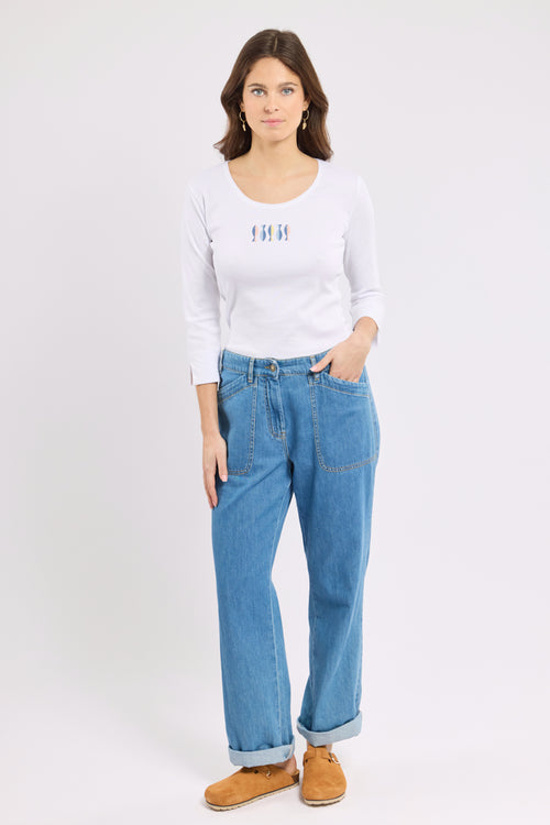 T-shirt manches 3/4 - coton léger - Armor-lux - 3