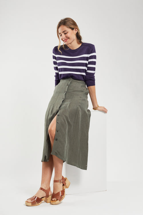 Pull marin rayé - coton - Armor-lux - 1