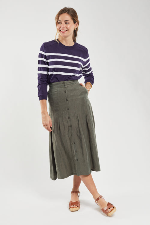 Nautical striped jumper — cotton - Armor-lux - 5