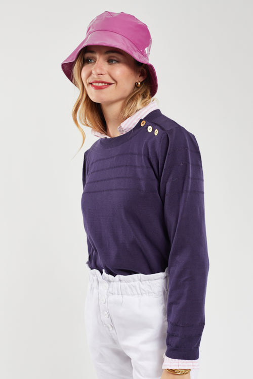 Matrosenpullover mit Ajour-Details – Baumwolle - Armor-lux - 5