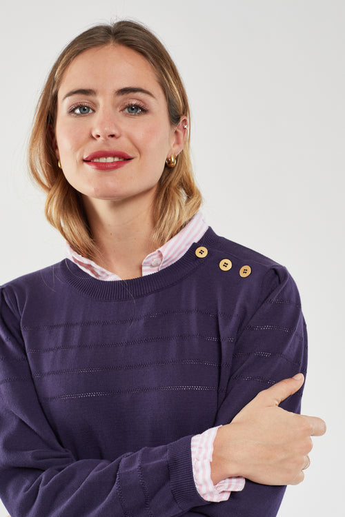 Pull marin ajouré - coton - Armor-lux - 2