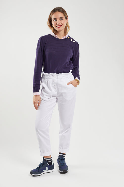 Matrosenpullover mit Ajour-Details – Baumwolle - Armor-lux - 3