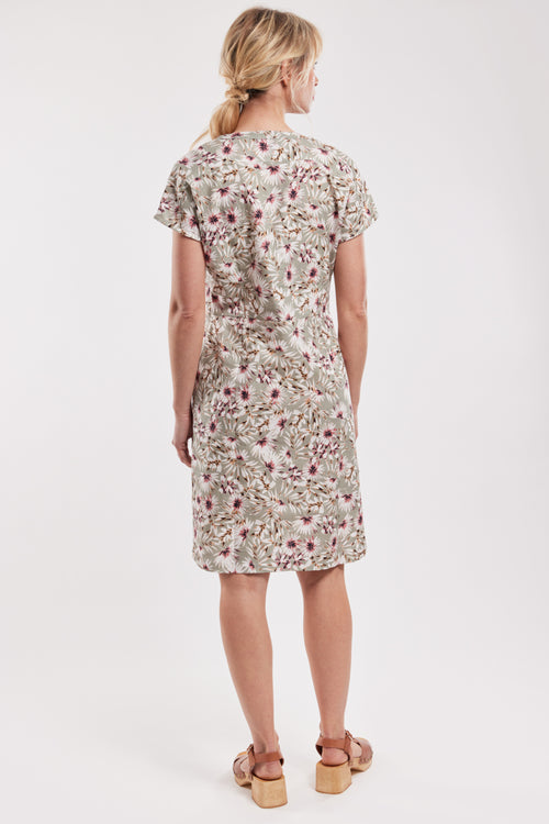 Kleid mit Blumenmuster – Baumwolle und Leinen - Armor-lux - 2