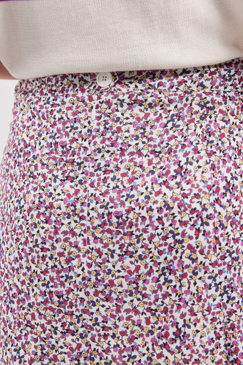 Jupe courte motifs fleuris - Armor-lux - 3