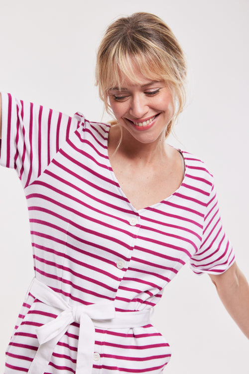 Striped dress - thick cotton - Armor-lux - 2