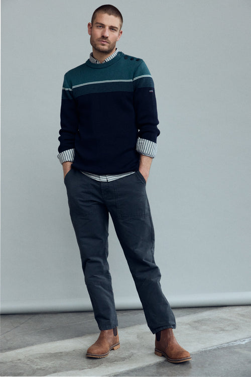 Straight cut trousers – cotton - Armor-lux - 1