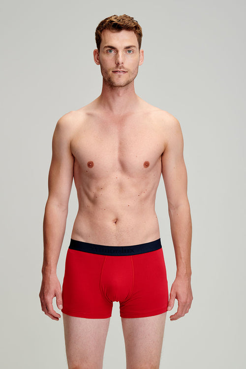 Einfarbige Boxershorts – leichte Bio-Baumwolle - Armor-lux - 1