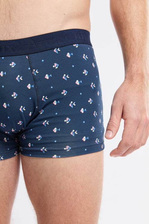 Fish pattern boxer - cotton - Armor-lux - 2