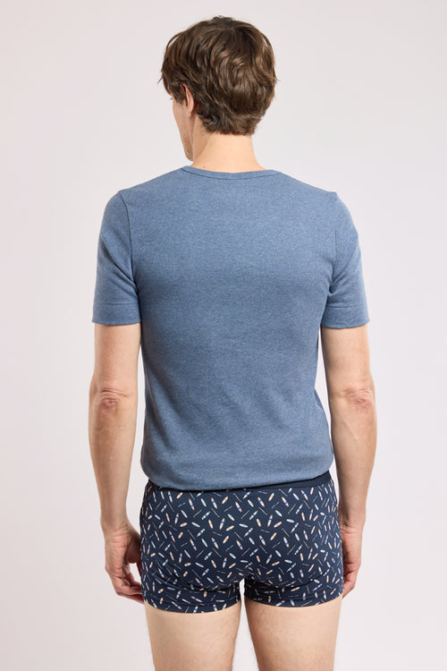 Bedruckte Boxershorts – leichte Baumwolle - Armor-lux - 4