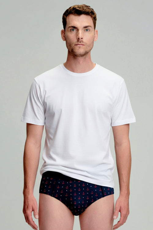 Printed briefs - organic cotton - Armor-lux - 1