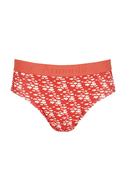 Printed briefs - cotton - Armor-lux - 1