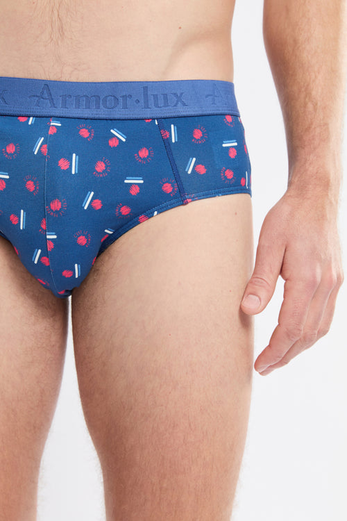 Printed briefs - cotton - Armor-lux - 2