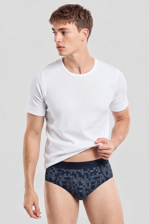 Printed briefs - organic cotton - Armor-lux - 1