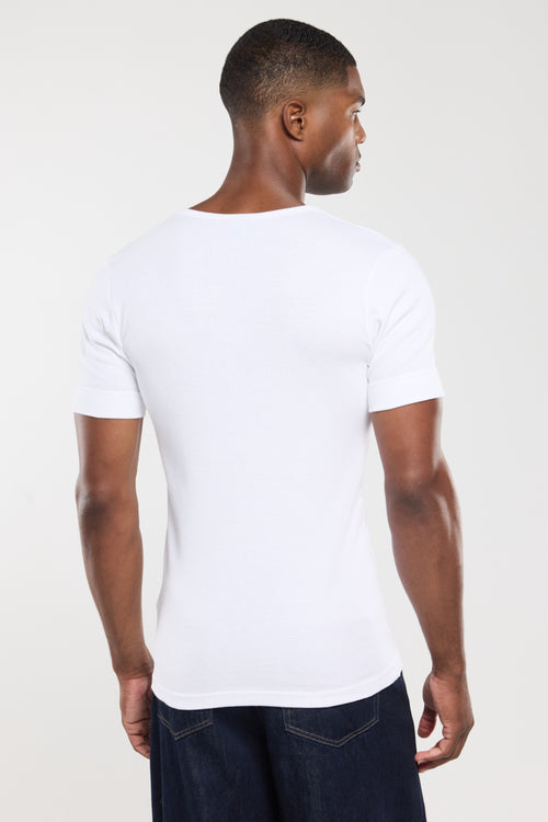 T-shirt col V - coton épais issu de l’agriculture biologique - Armor-lux - 4