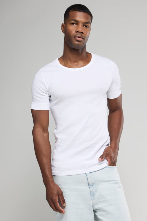 Crew neck T-shirt - thick organic cotton - Armor-lux - 1